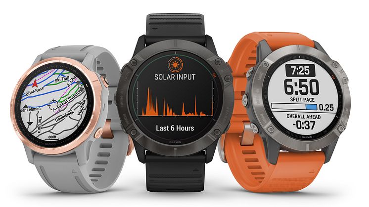 Garmin® esittelee uuden fēnix® 6 -multisport älykellomalliston