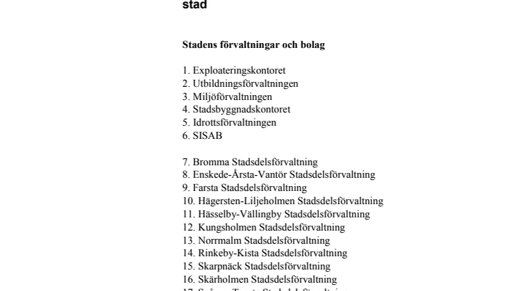 Remissinstanser säkra och trygga skolvägar
