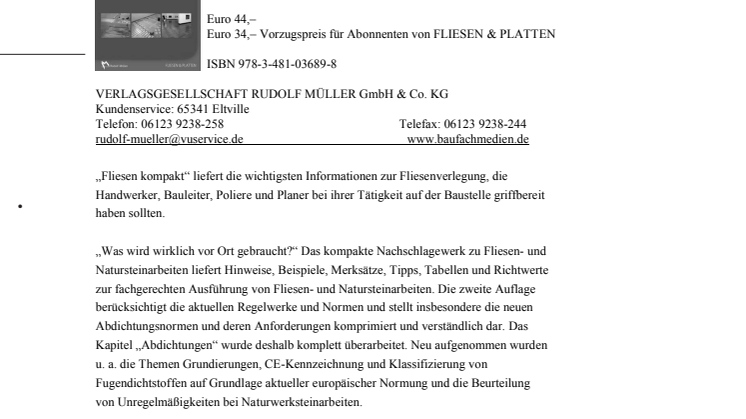 Fliesen kompakt