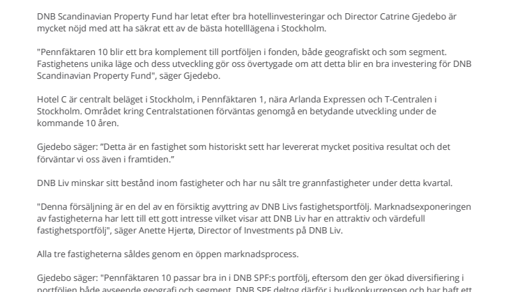 Colliers rådgivare till DNB Liv vid avyttring av 14 200 kvm i Stockholm CBD.pdf