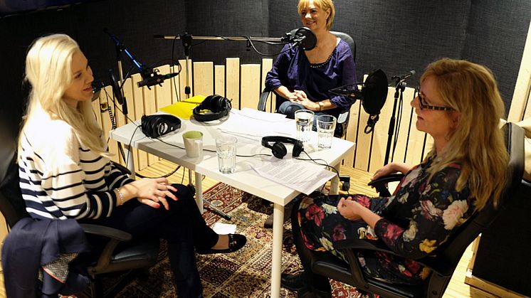 Blondinbella i podcast från Danderyds sjukhus
