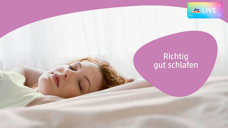 Gut schlafen – alverde Inspirationstalk 