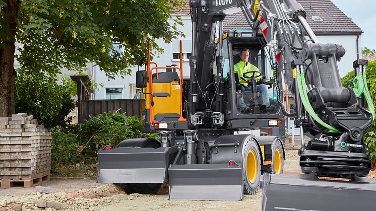 Volvo EWR130E - delade schaktblad