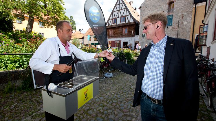 Svenskt Kött i Almedalen 2013: "Utan kossan stannar Sverige!"