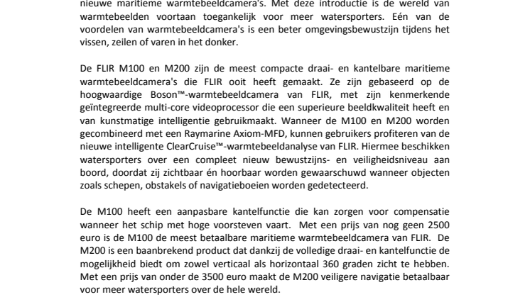 FLIR: Navigeren in het donker is vanaf nu een stuk makkelijker