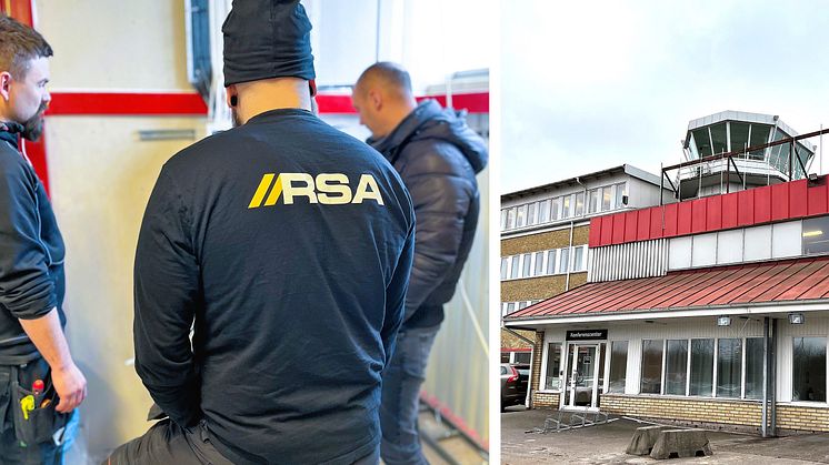 Printhuset Electra flyttar in i Bulltofta flygplats gamla lokaler, RSA har hand om elinstallationer.