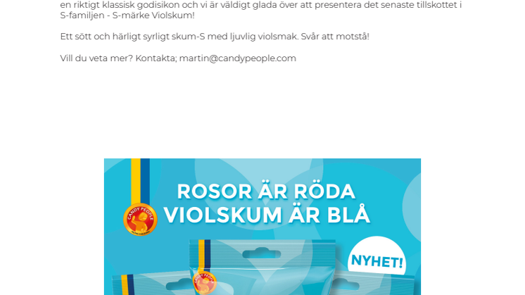 Candy People fortsätter succén med lösviktsfavoriter i påse!