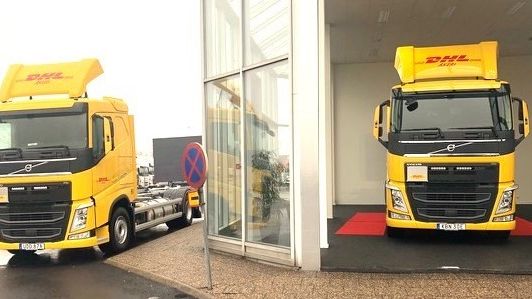 DHL tar nya biogasbilar i drift