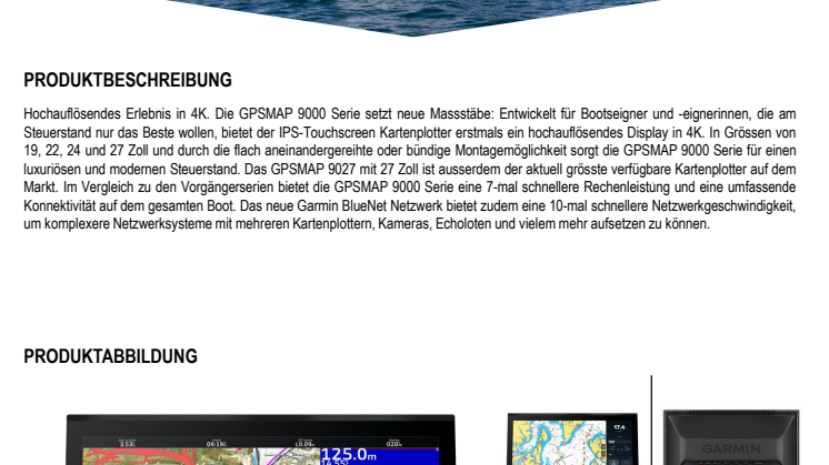 Datenblatt CH Garmin GPSMAP 9000