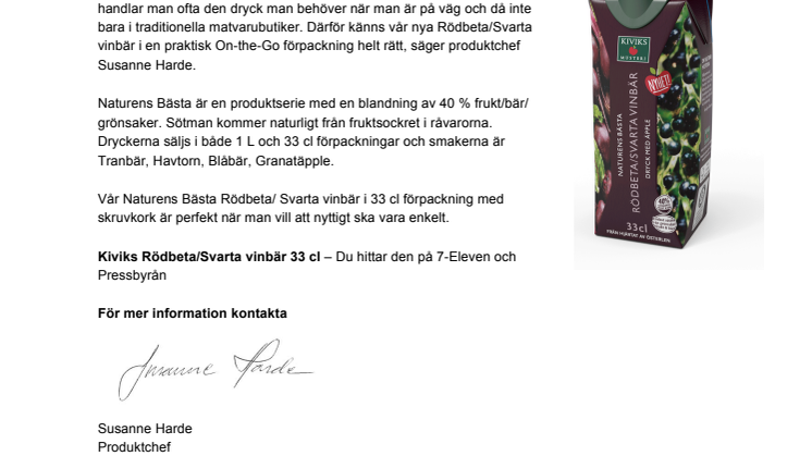När nyttigt blir enkelt