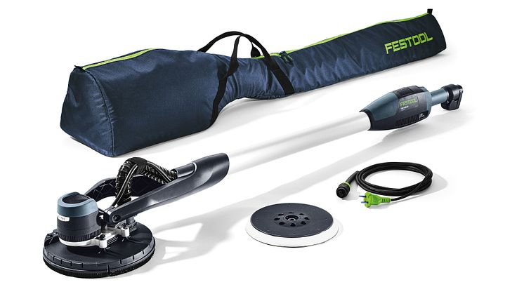 Planex easy leveres med en ultra-soft slipeplate og en praktisk bæreveske.