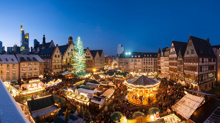 Julemarkedet på Römerberg i Frankfurt am Main