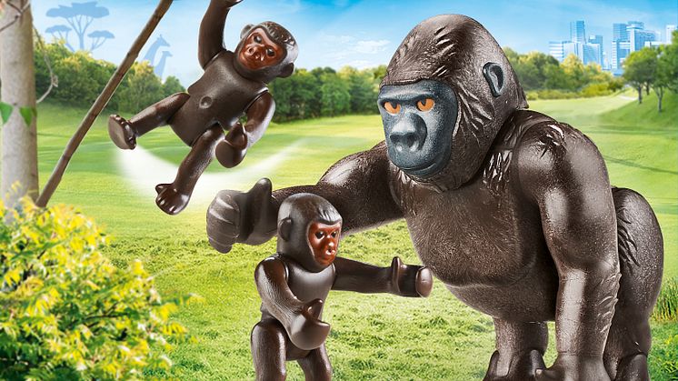 Gorilla mit Babys (70360) von PLAYMOBIL