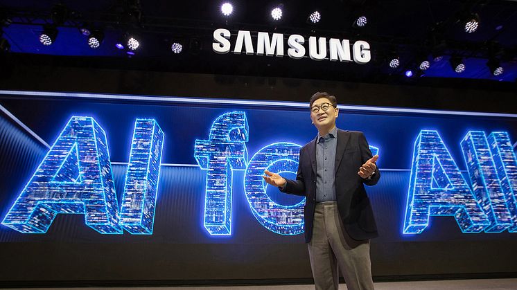 Samsungs presenterar visionen “AI for All” på CES 2024