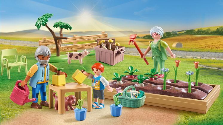 Idyllischer Gemüsegarten bei den Großeltern (71443) von PLAYMOBIL
