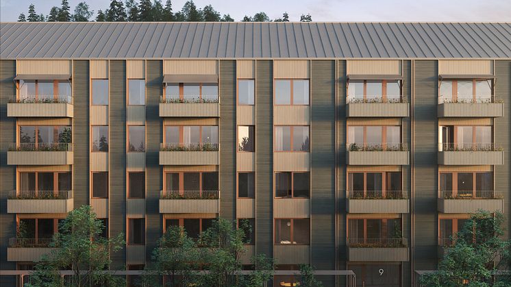 På Bryggaregatan 9 bygger vi 60 fina bostadsrätter. Försäljningen sker via Signum Fastigheter.