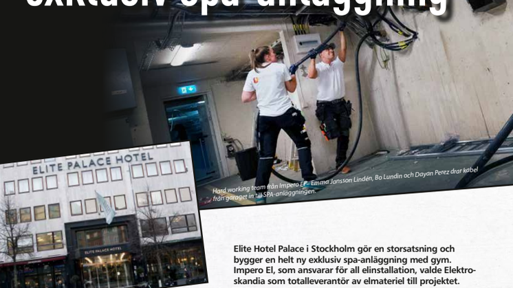 Totalleverans till exklusiv spa-anläggning