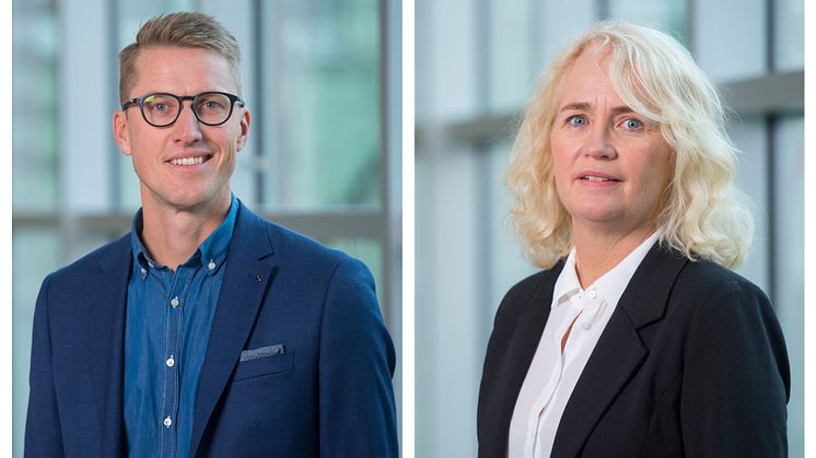 Andreas Lindberg and Christin Grundström.