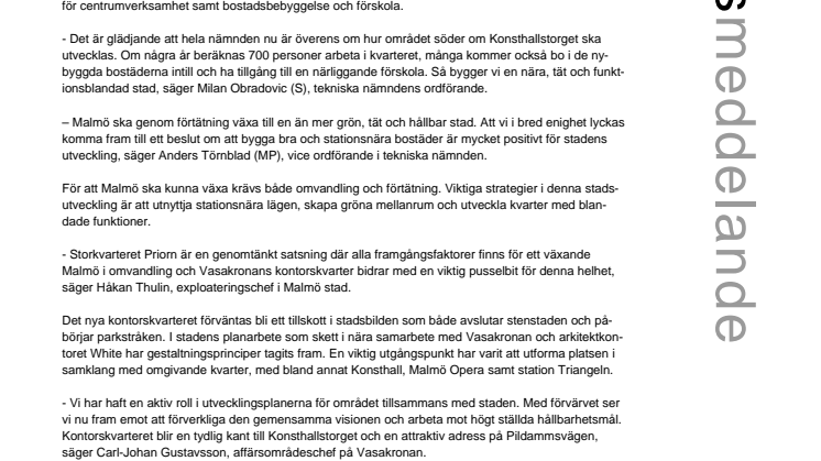Konsthallstorgets södra sida får ny inramning 