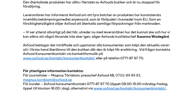 Axfood återkallar Garant ekologiska sesamfrön, skalade 400g .pdf