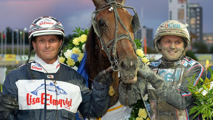 Jackpot och spännande duell på Bergsåker