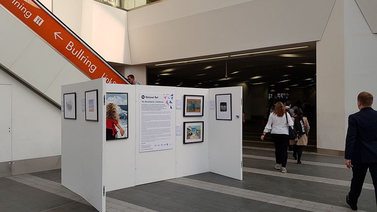 National Rail No Boundaries Exhibition at Birmingham New Street station