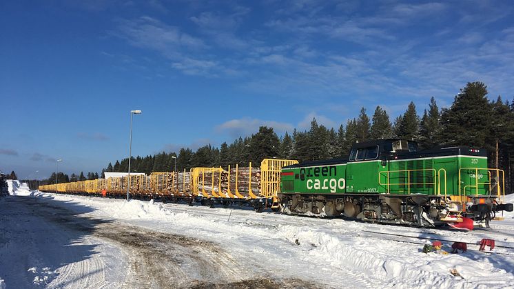 ​Domsjö Fiber chooses rail transportation through new agreement with Green Cargo