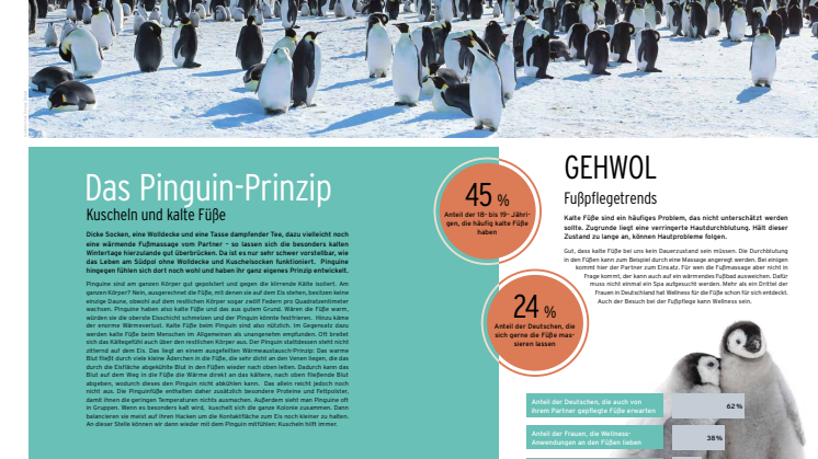 Das Pinguin-Prinzip: Kuscheln und kalte Füße