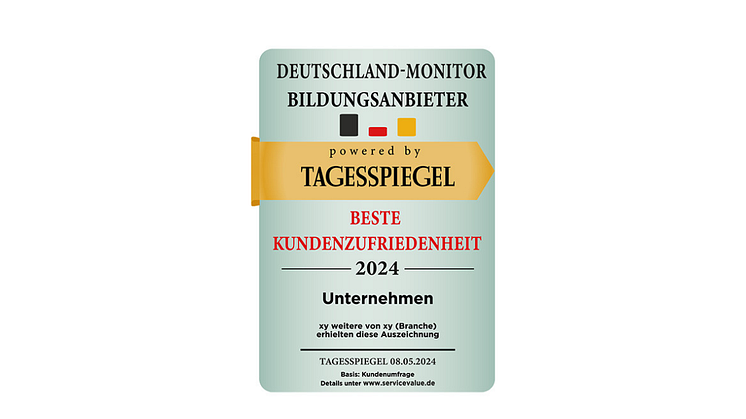 Die besten Bildungsanbieter im „Deutschland-Monitor“  