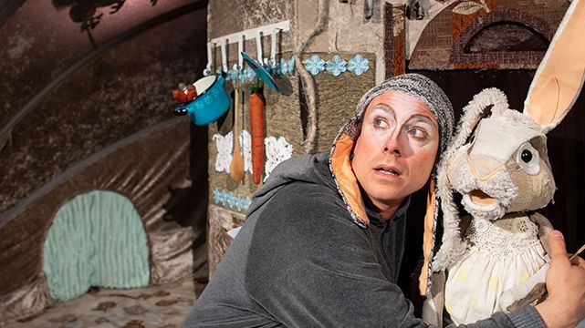 Föreställningen Min lillasyster Kanin av Dockteatern Tittut