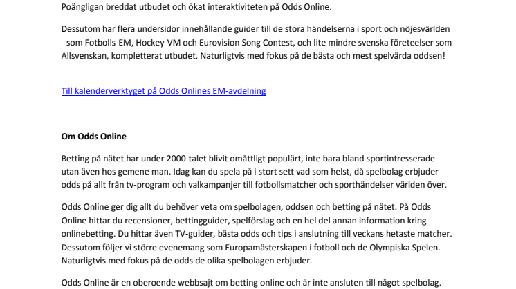  Fotbolls-EM:s spelschema - direkt ned i din kalender