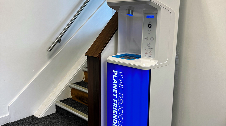 BluewaterFlow (installed next to staircase)
