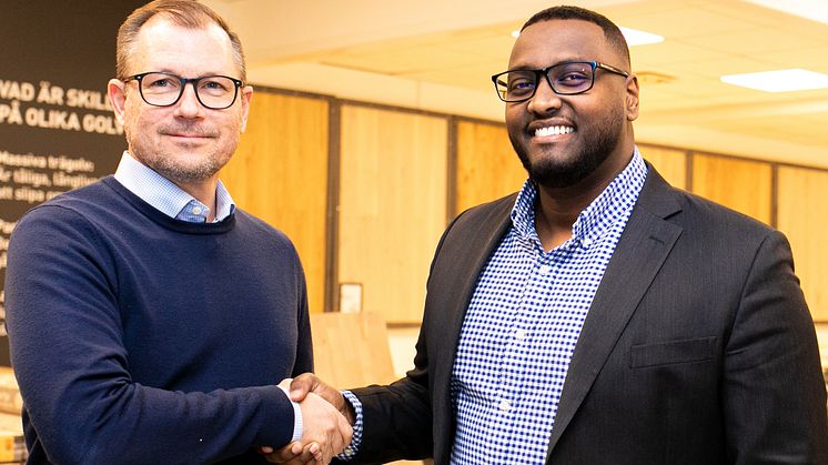 Mattias Karlsten, Beijer Byggmaterial och Abdinasir Osman, Logeco