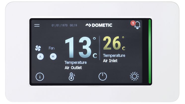 Hi-res image - Dometic - Dometic Frosty Var touch screen control