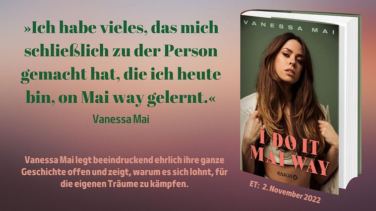 Entertainerin Vanessa Mai legt beeindruckend ehrlich ihre ganze Geschichte offen und zeigt, warum es sich lohnt, für die eigenen Träume zu kämpfen.