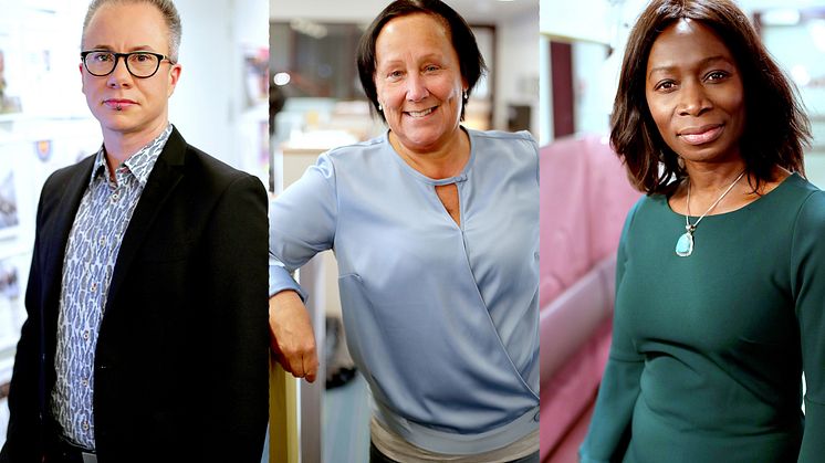 Noah Elstad, Tove Möller & Nyamko Sabuni. Foto: Tidningen Chef