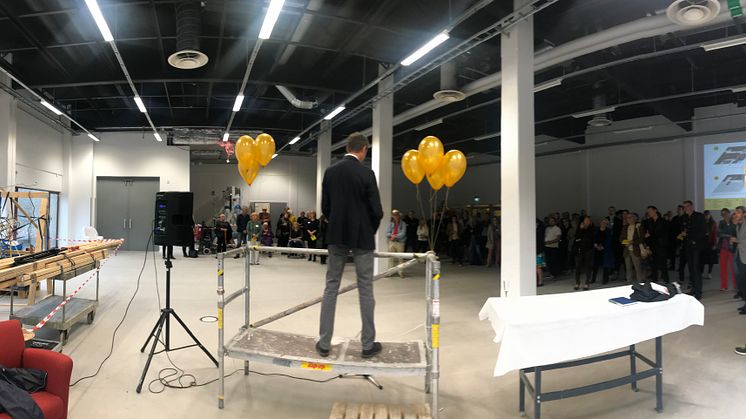 Invigning Konstverket i Telestaden