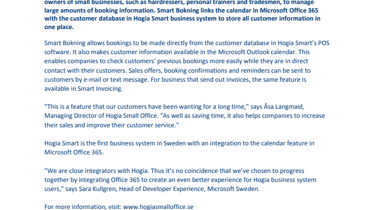 Keep track of customers with a new booking feature
