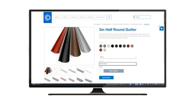 Lindab launch website dedicated to roofing and rainwater solutions