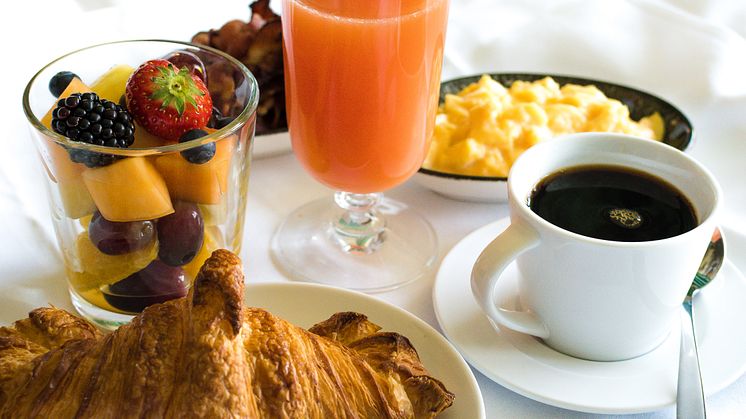Frukost på Hotel Rival.