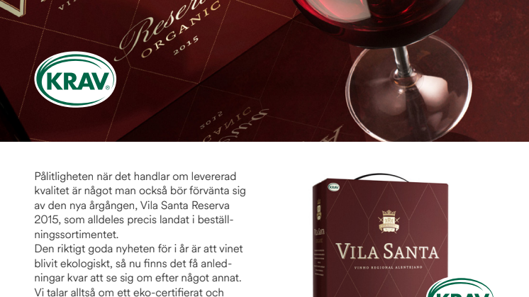 Vila Santa - Tre goda nyheter i en