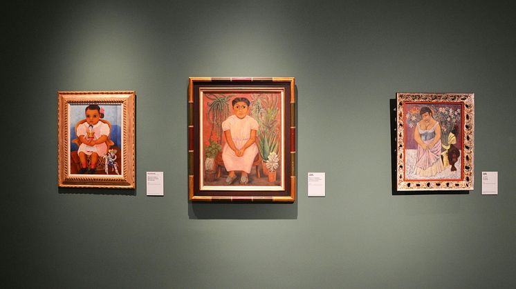 Blick in die Ausstellung "Olga Costa. Dialoge mit der mexikanischen Moderne"