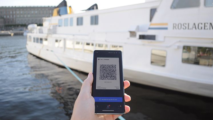 Köp biljett i SL-appen och res med Waxholmsbolaget