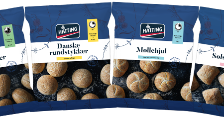 De blå posene til Hatting har fått et nytt og friskt design.