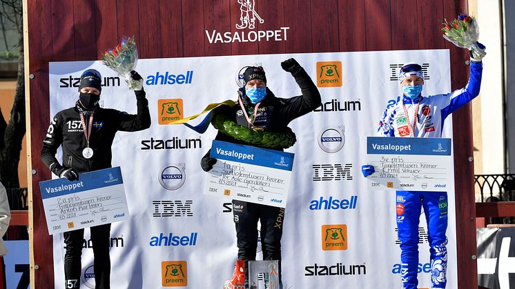 Podie men Vasaloppet 2021
