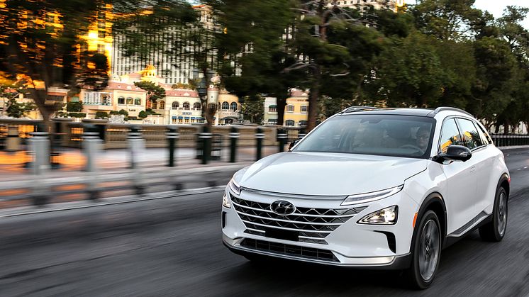 Helt nya Hyundai NEXO belönas med 5 stjärnor i Euro NCAP.