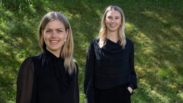 Anna Nordlander och Hanna Nordenö utvecklar den AI-baserade appen About Mom.