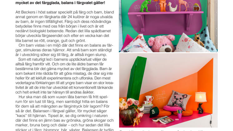 Barn väljer färg framför vitt!
