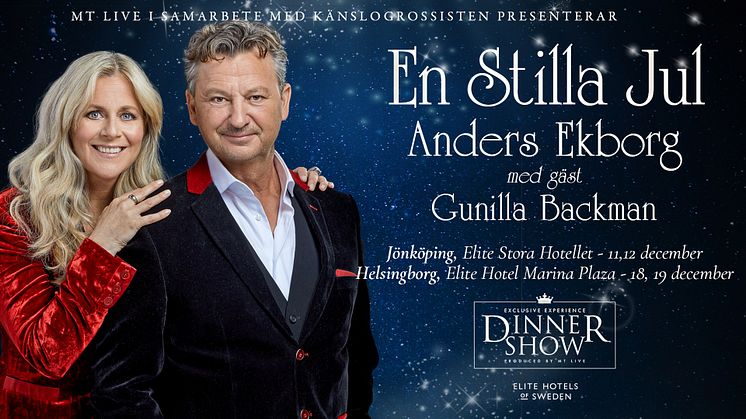 En Stilla Jul med Anders Ekborg med Gunilla Backman på Elite Hotels