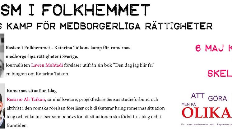 RASISM I FOLKHEMMET – ROMERS KAMP FÖR MEDBORLIGA RÄTTIGHETER